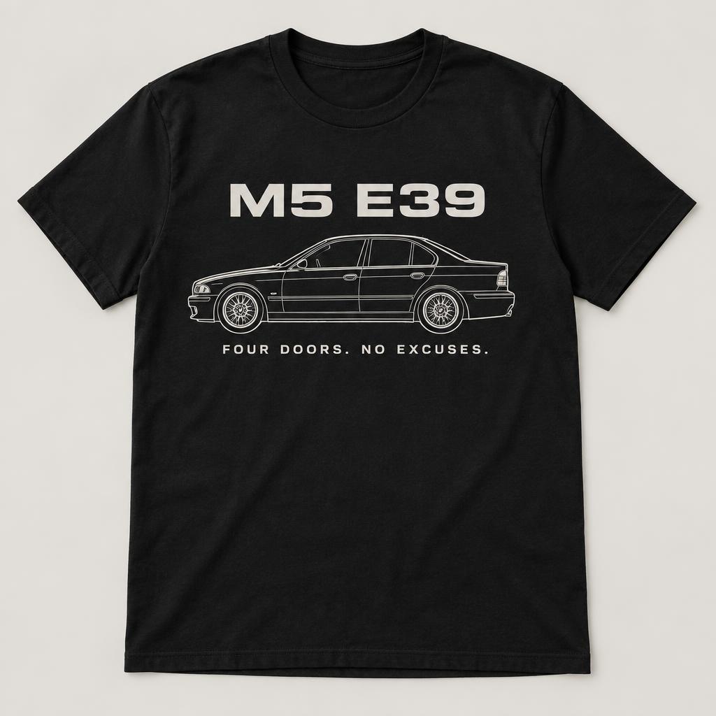 M5 E39 Wolf in Wool T-shirt