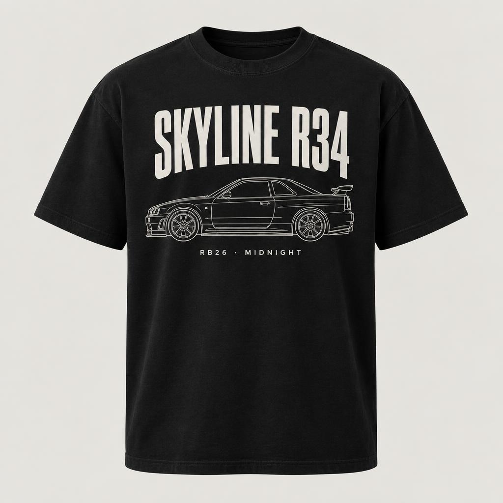 Skyline R34 Bayside T-shirt